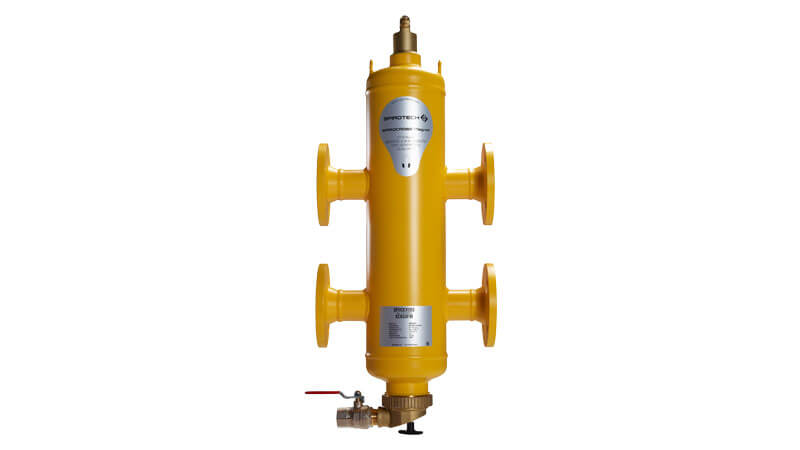 Spirotech SpiroCross - Hydraulischer Weiche mit Luft- und Schlammzabscheider